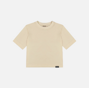 Plant Based Cropped T-Shirt Natural