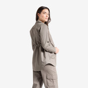 Women’s khaki Shirt Jacket