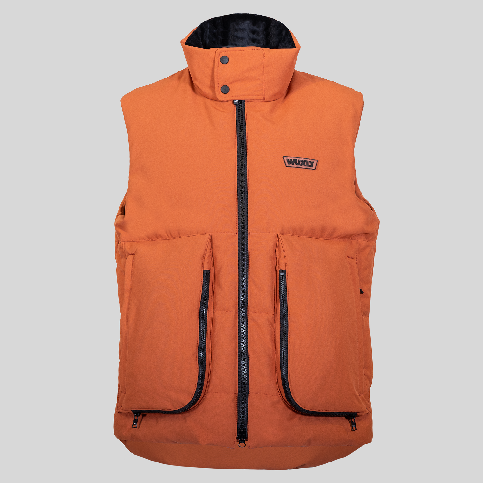 Blaze orange puffer sales vest