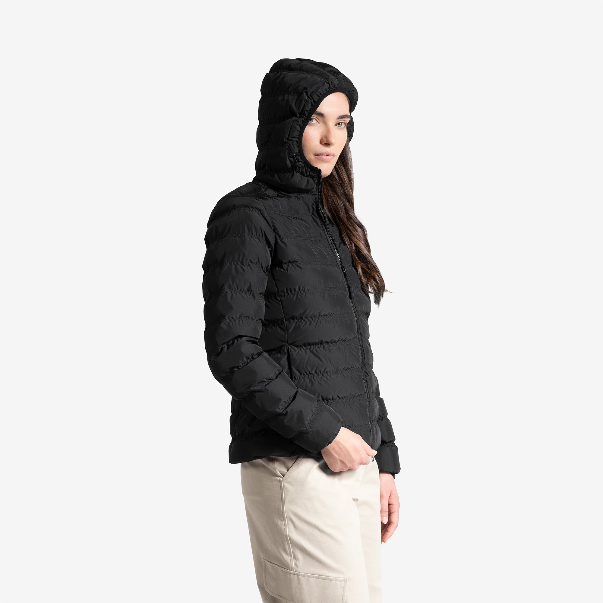Women’s Hillside Puffer Jacket – Black
