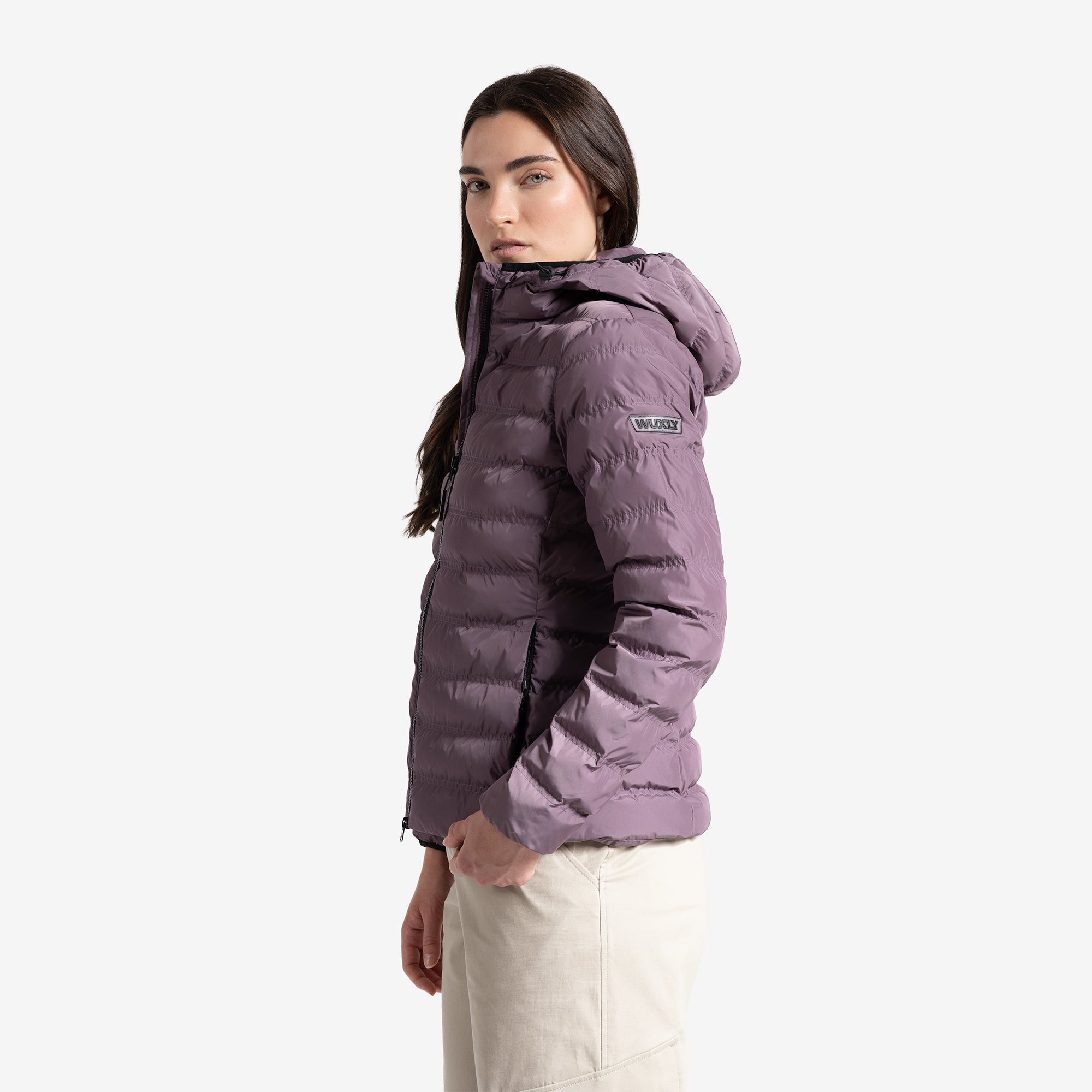 Women’s Hillside Puffer Jacket – Moonscape Purple