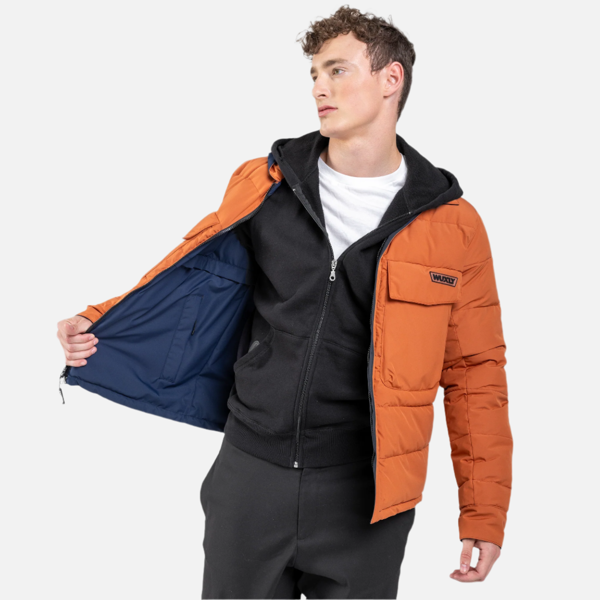 Wallace Jacket Toronto Brick/Navy