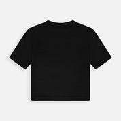 Women’s Black Cropped T-Shirt