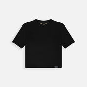 Women’s Black Cropped T-Shirt
