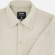 Men’s beige Shirt Jacket