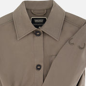 Women’s khaki Shirt Jacket