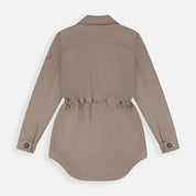 Women’s khaki Shirt Jacket