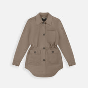 Women’s khaki Shirt Jacket