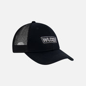 Black Mesh Back Trucker Cap