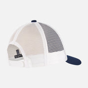 Navy/White Mesh Back Trucker Cap