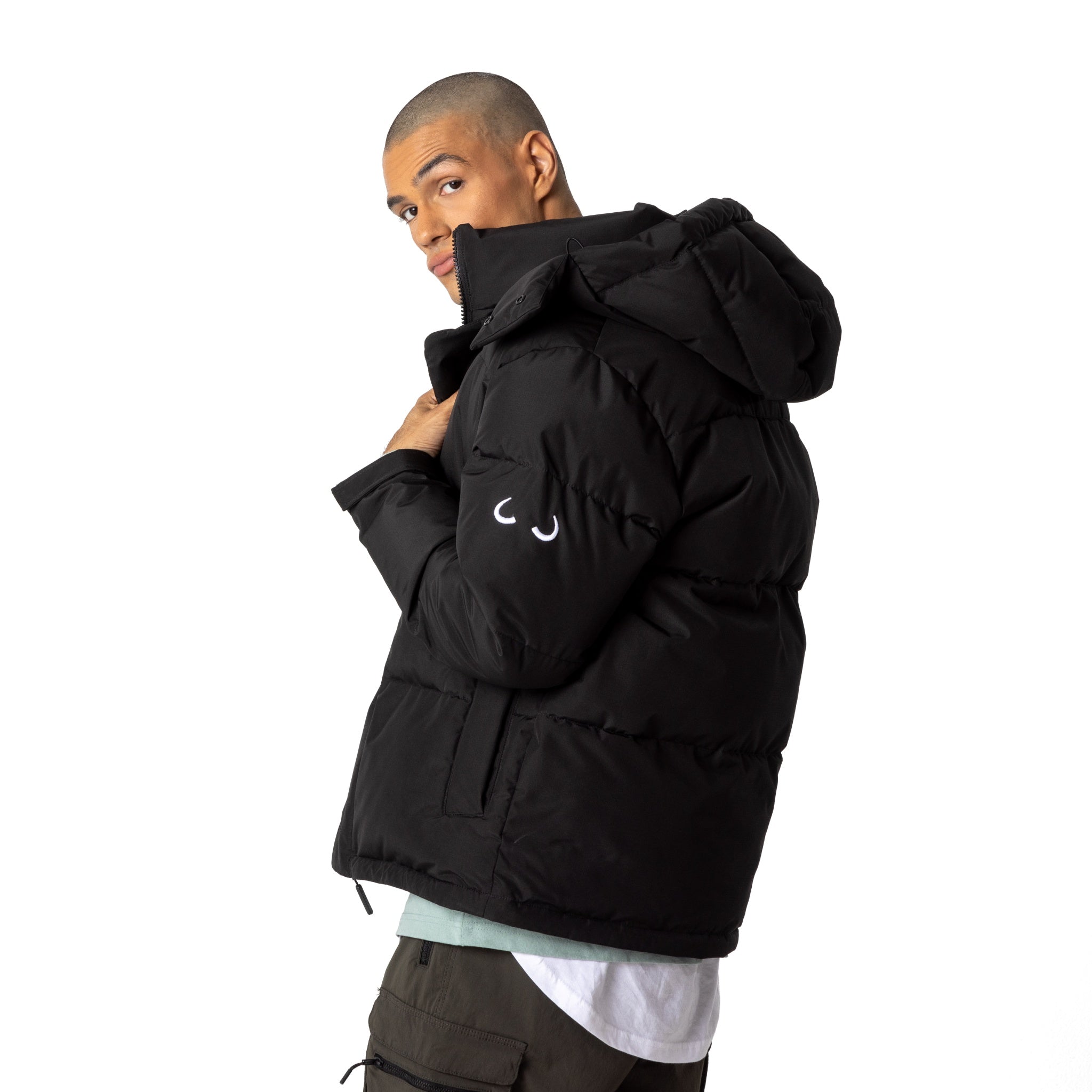Eko Vegan Puffer Black