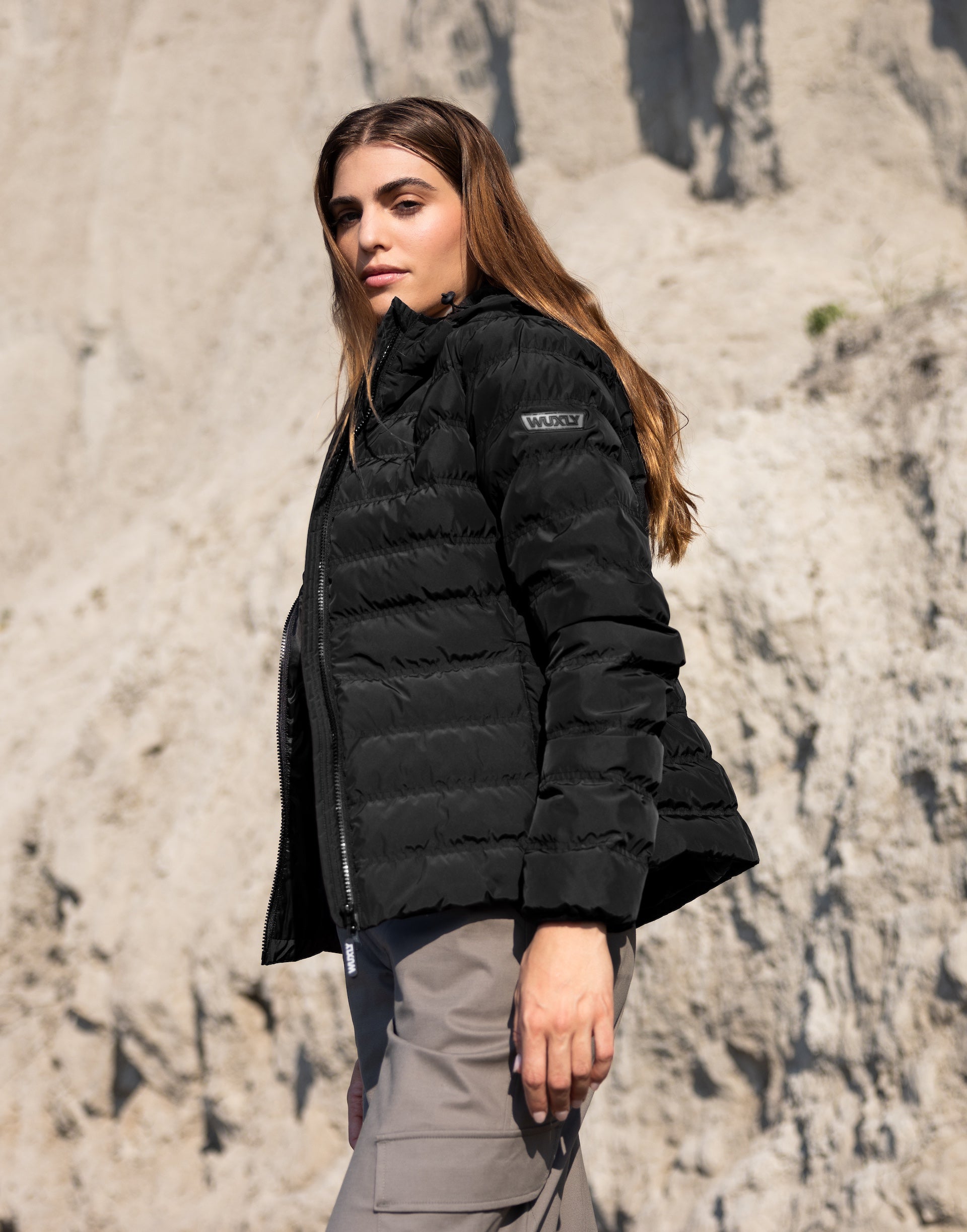 Women’s Hillside Puffer Jacket – Black