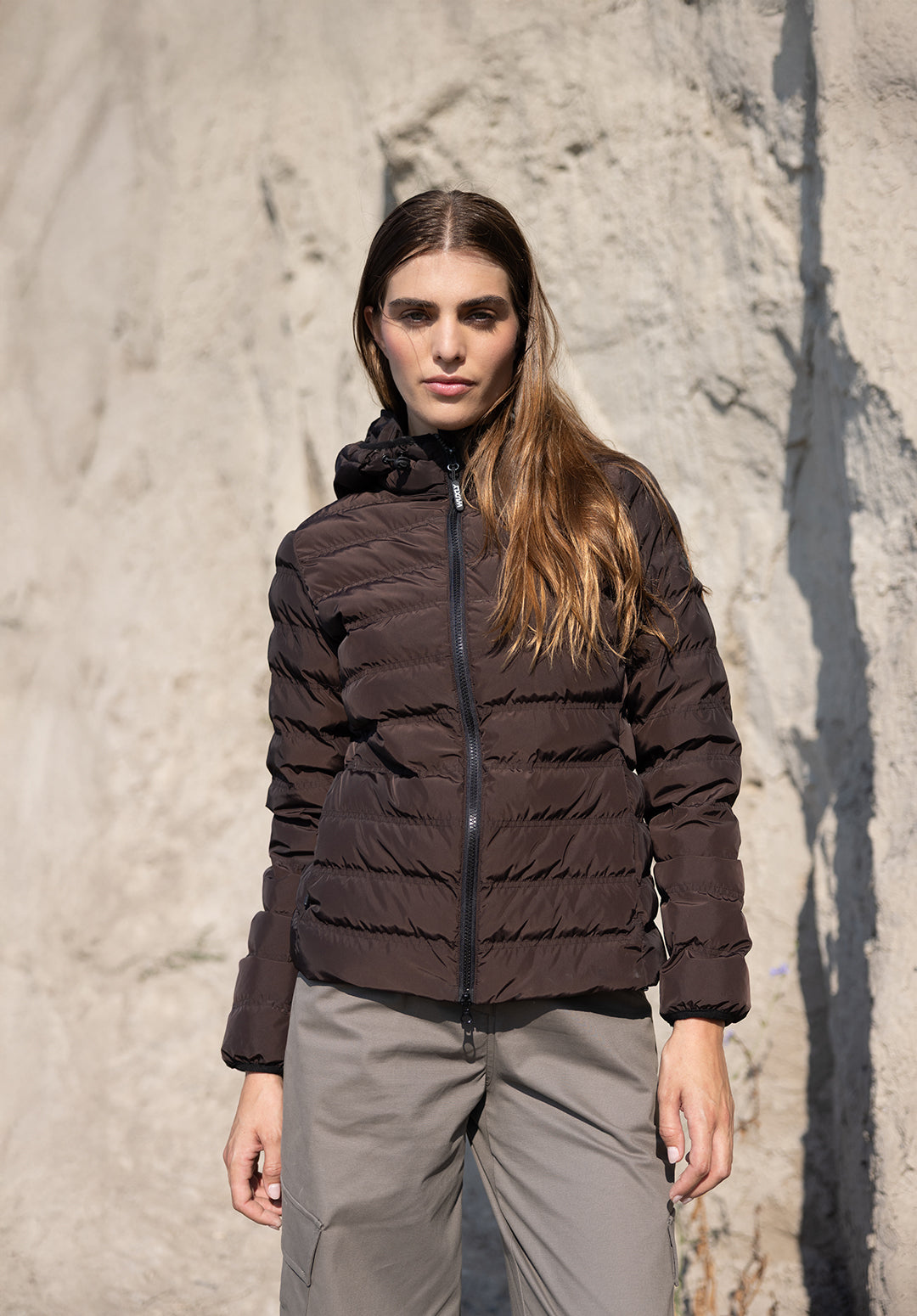 Women’s Hillside Puffer Jacket – Chocolate torte