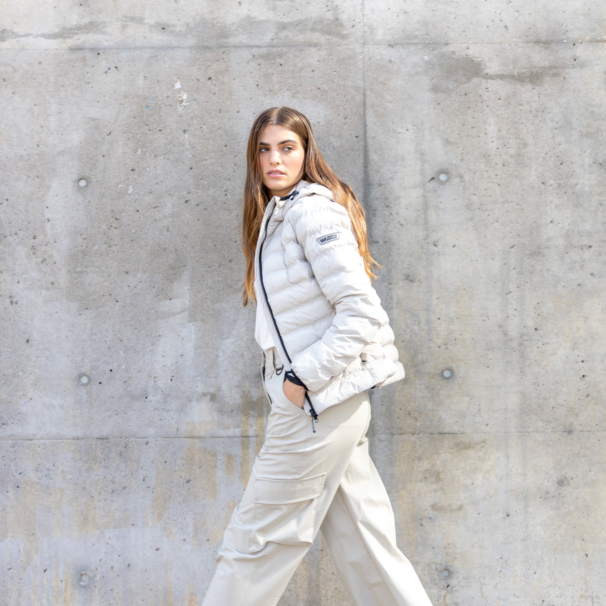 Women’s Hillside Puffer Jacket – Silver Lining