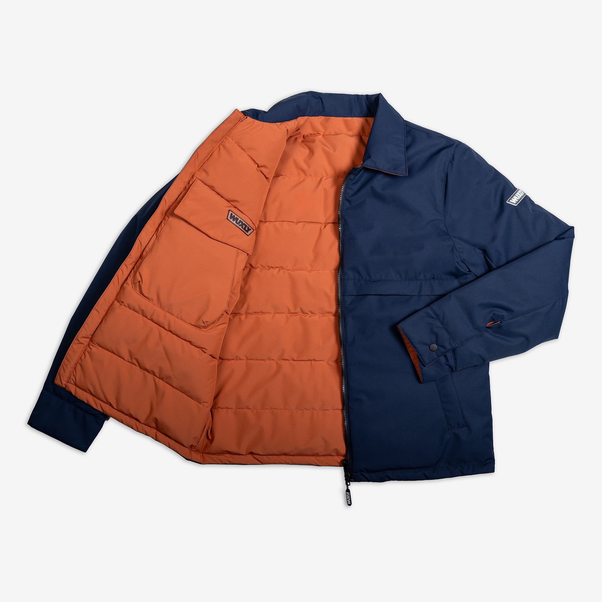 Wallace Jacket Navy/Toronto Brick