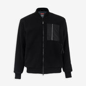 Canmore Fleece Bomber Black