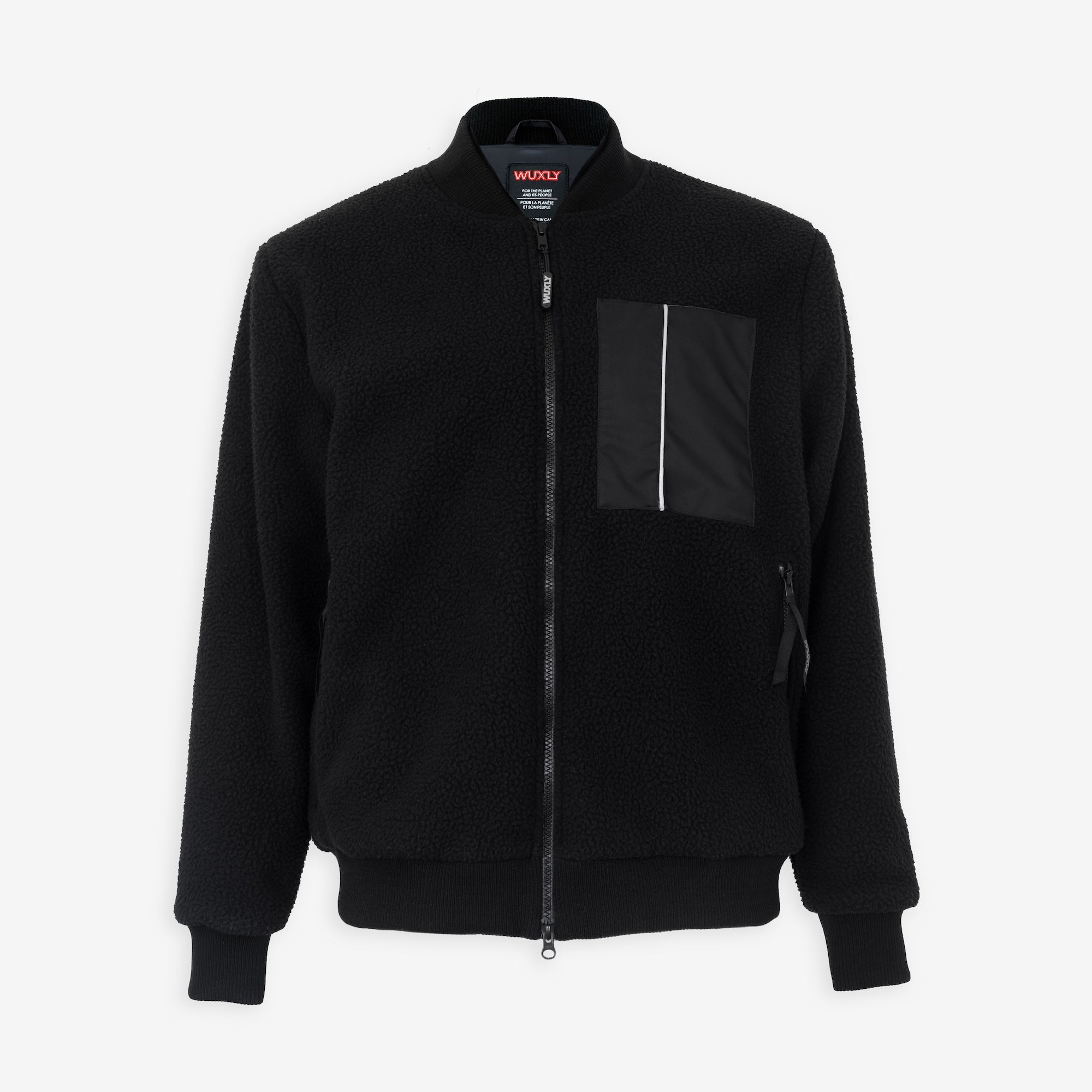 Canmore Fleece Bomber Black