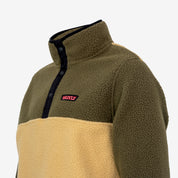 Charlevoix Fleece Army Green/Beige