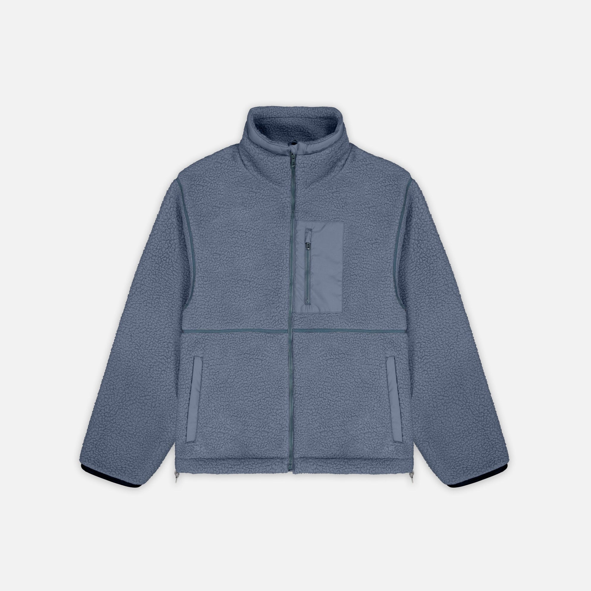 Aura Fleece Stormy Weather Blue – Wuxly