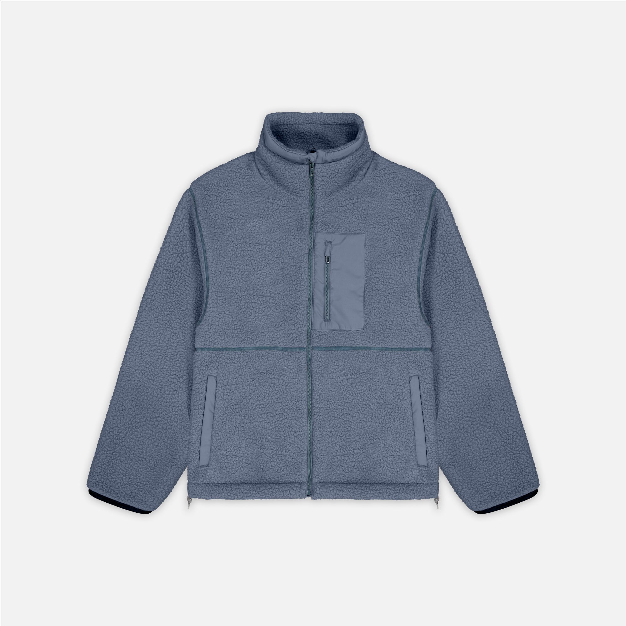 Aura Fleece Stormy Weather Blue