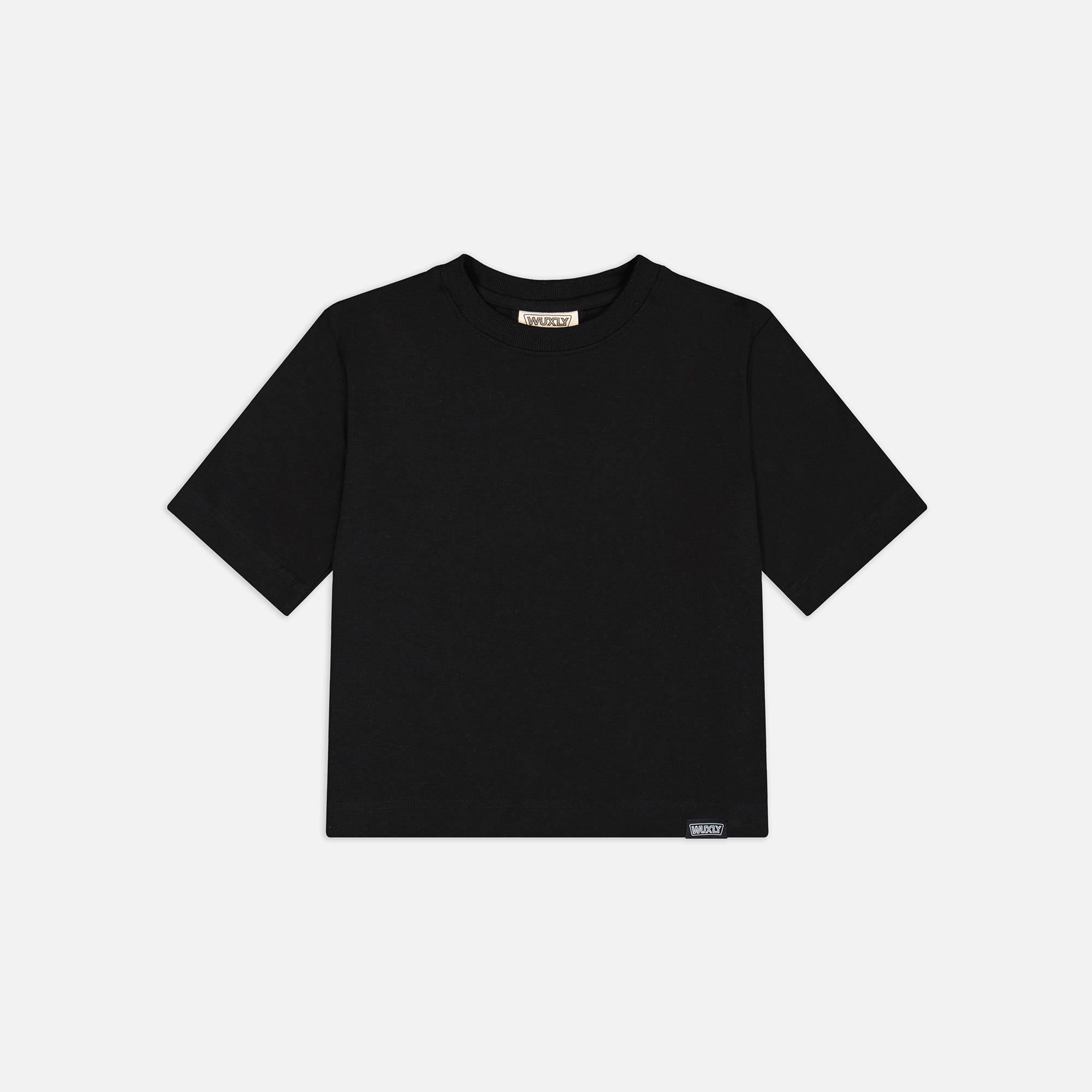 Plant Based Cropped T-Shirt Black