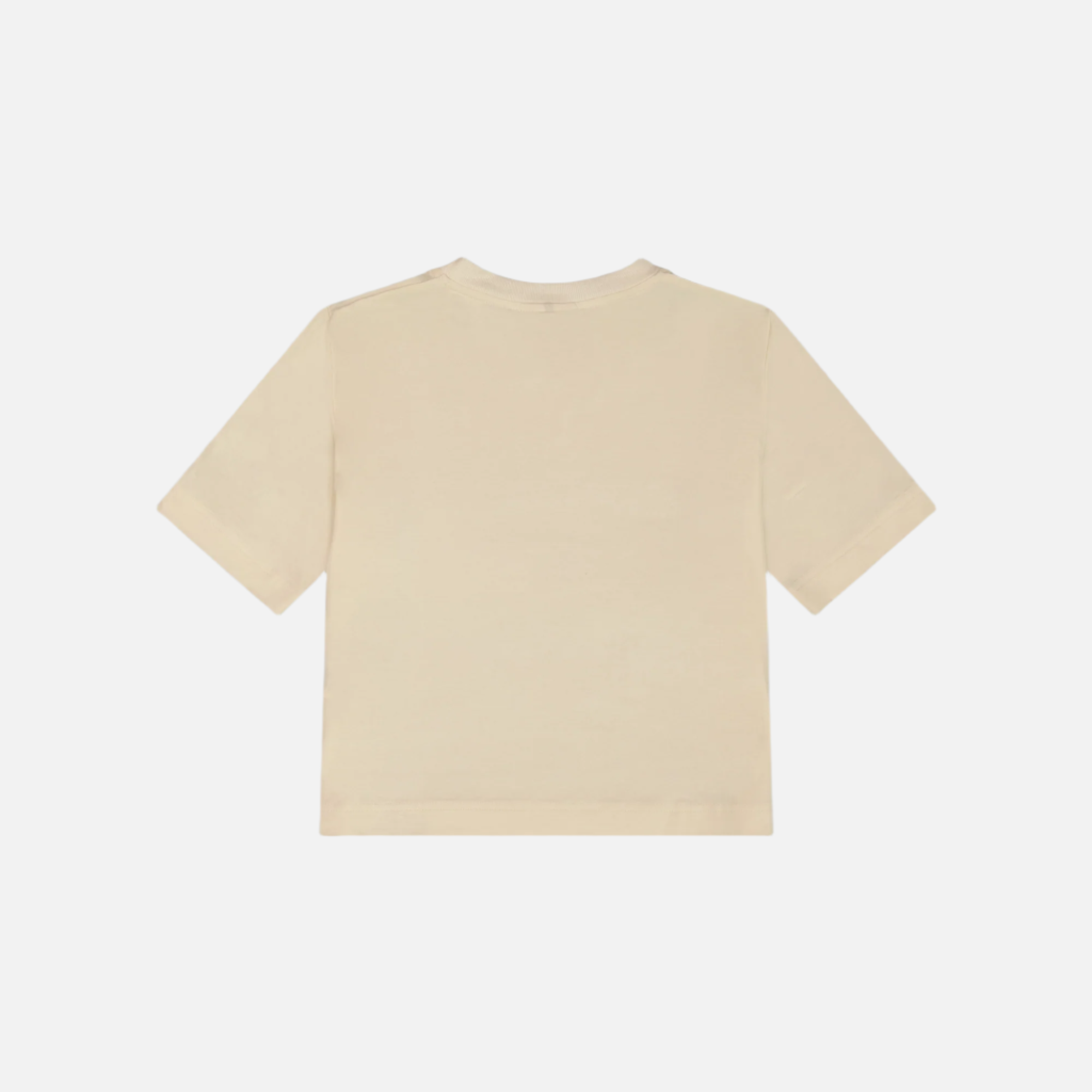 Plant Based Cropped T-Shirt Natural