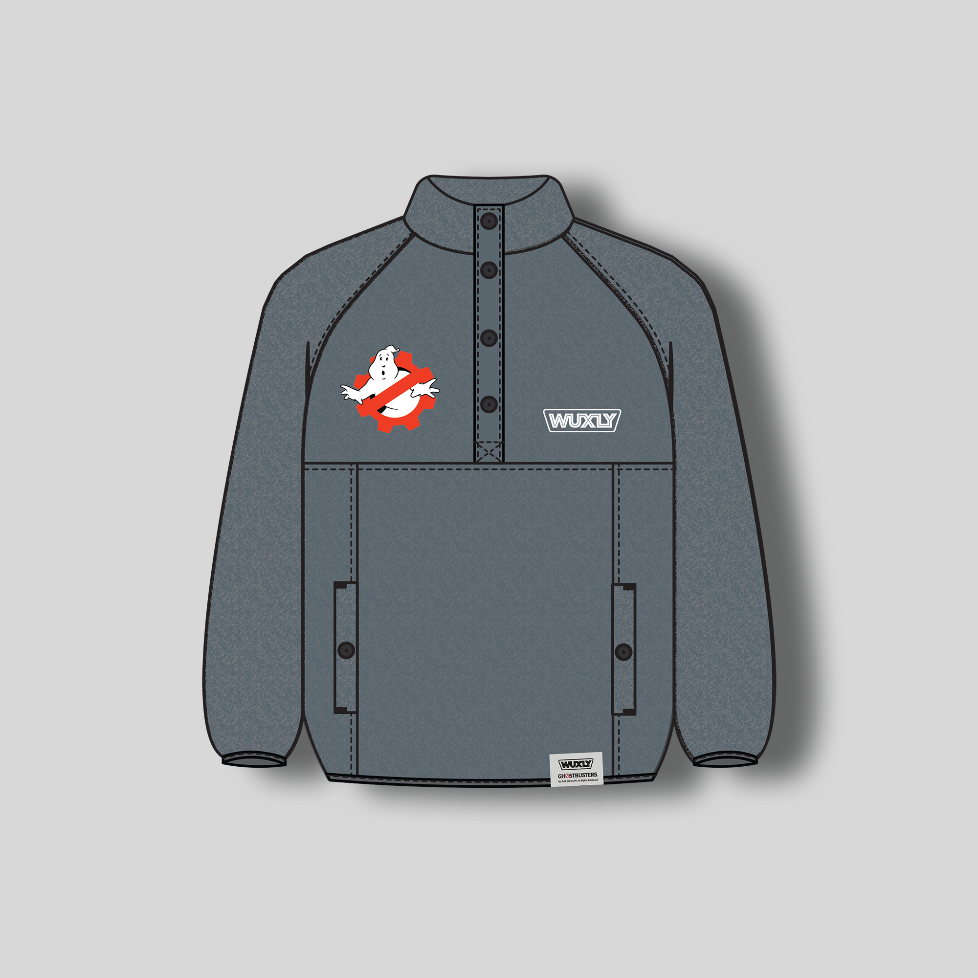 Wuxly Ghostbusters Engineering Mock Neck