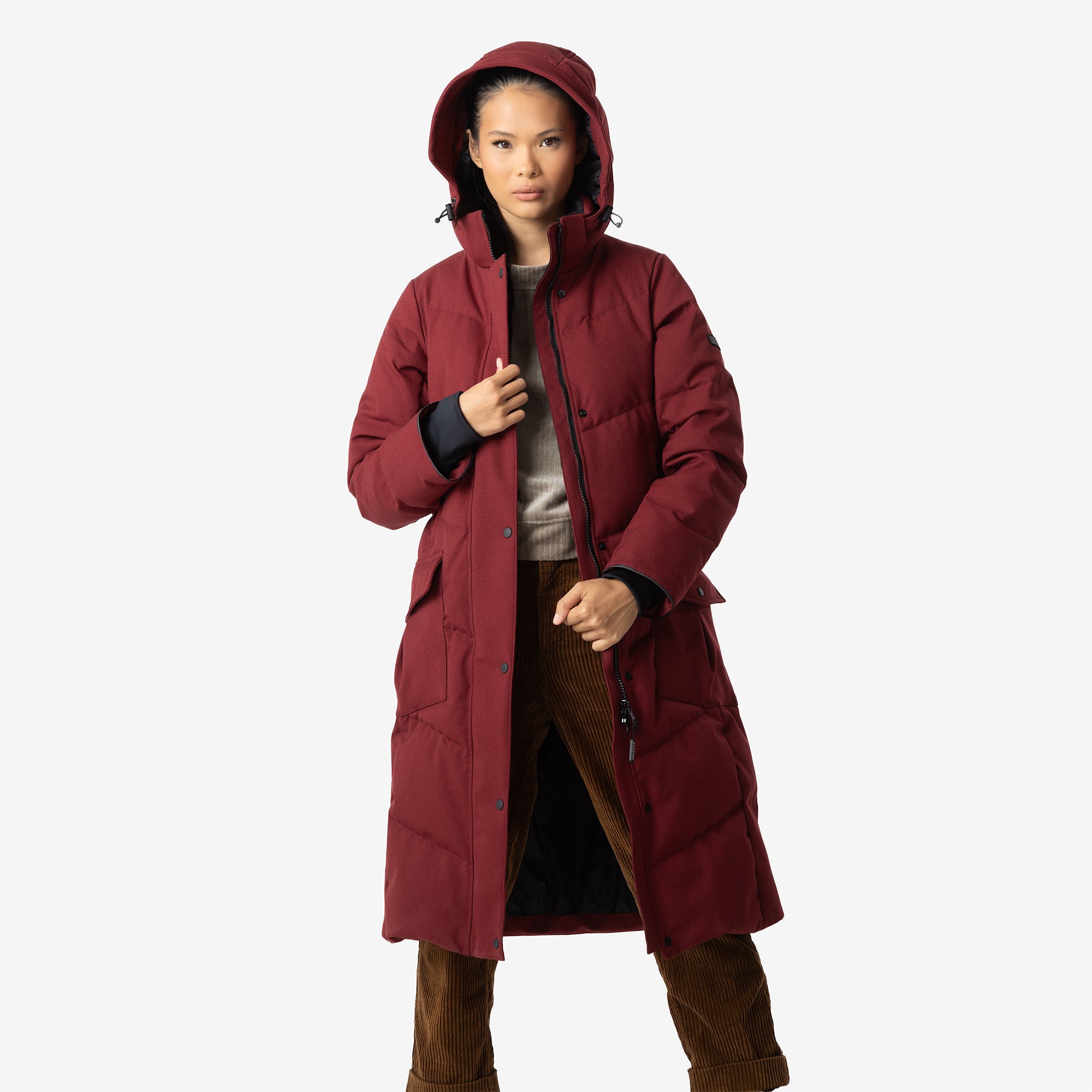 Queen Parka Merlot – Wuxly