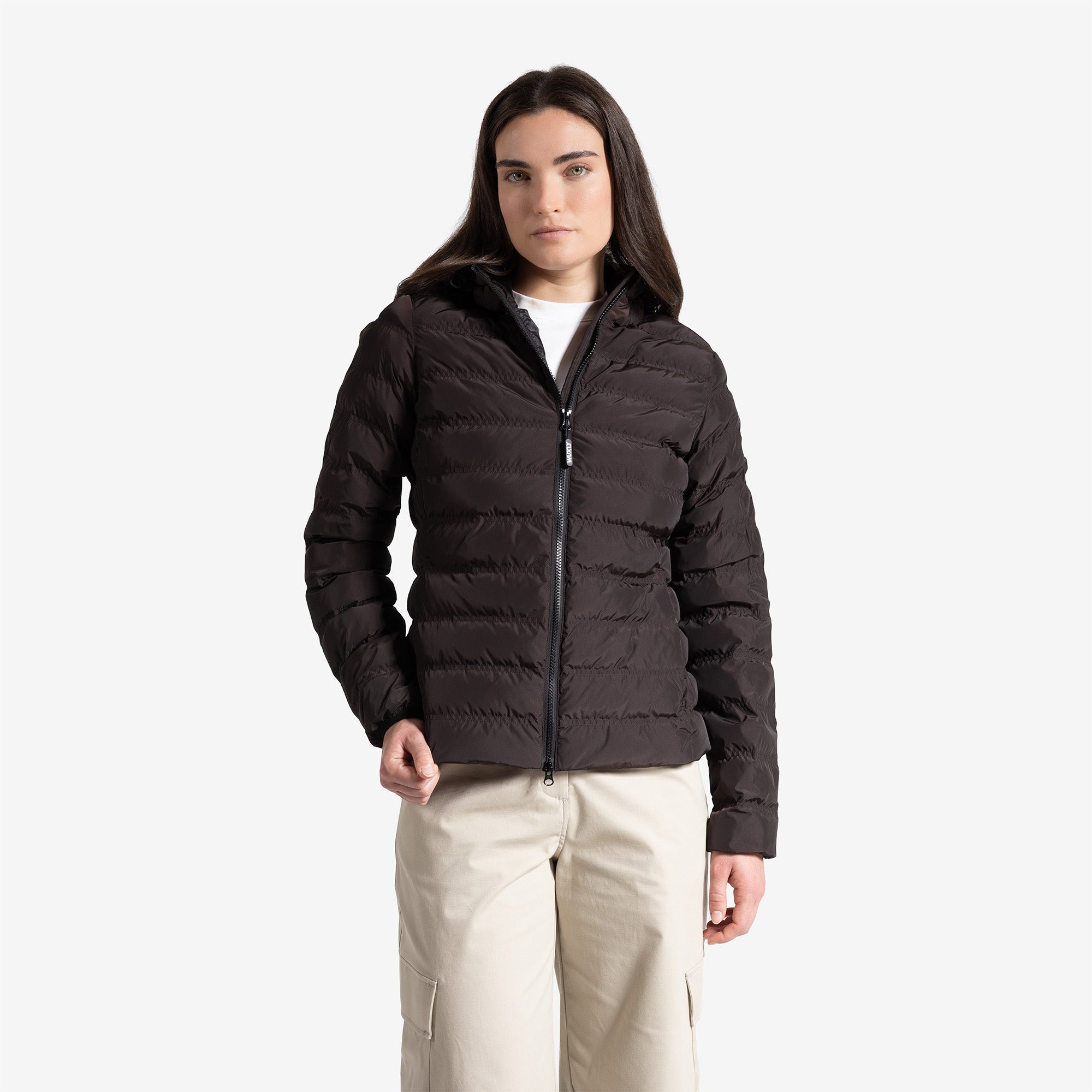 Women’s Hillside Puffer Jacket – Chocolate torte