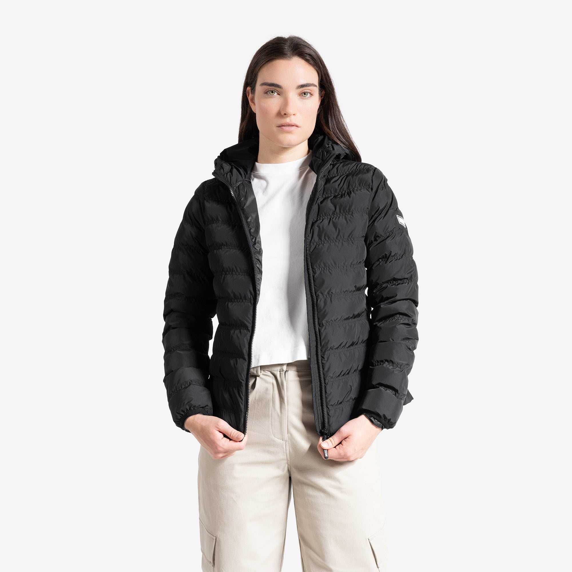 Women's Hillside Puffer Jacket – Black – Wuxly