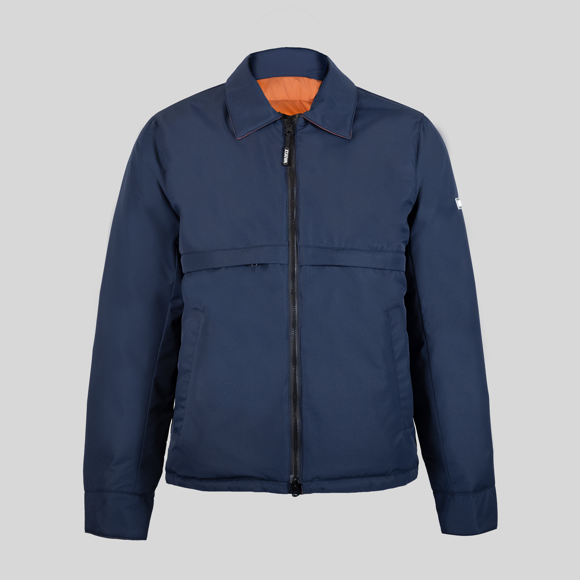 Wallace Jacket Navy/Toronto Brick