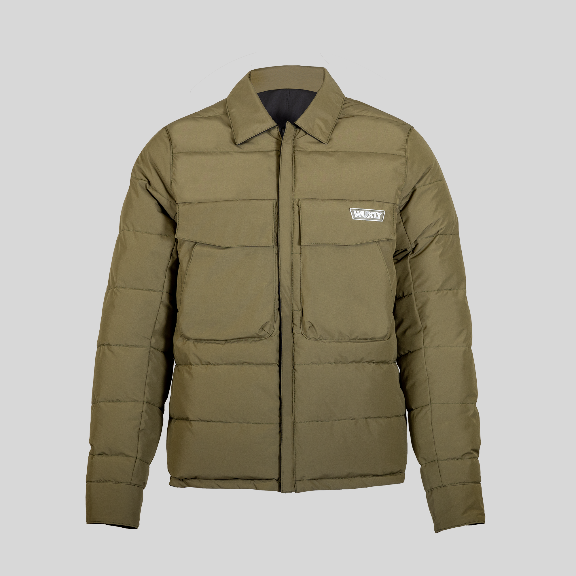 Wallace Jacket Black/Army Green