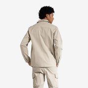 Men’s beige Shirt Jacket