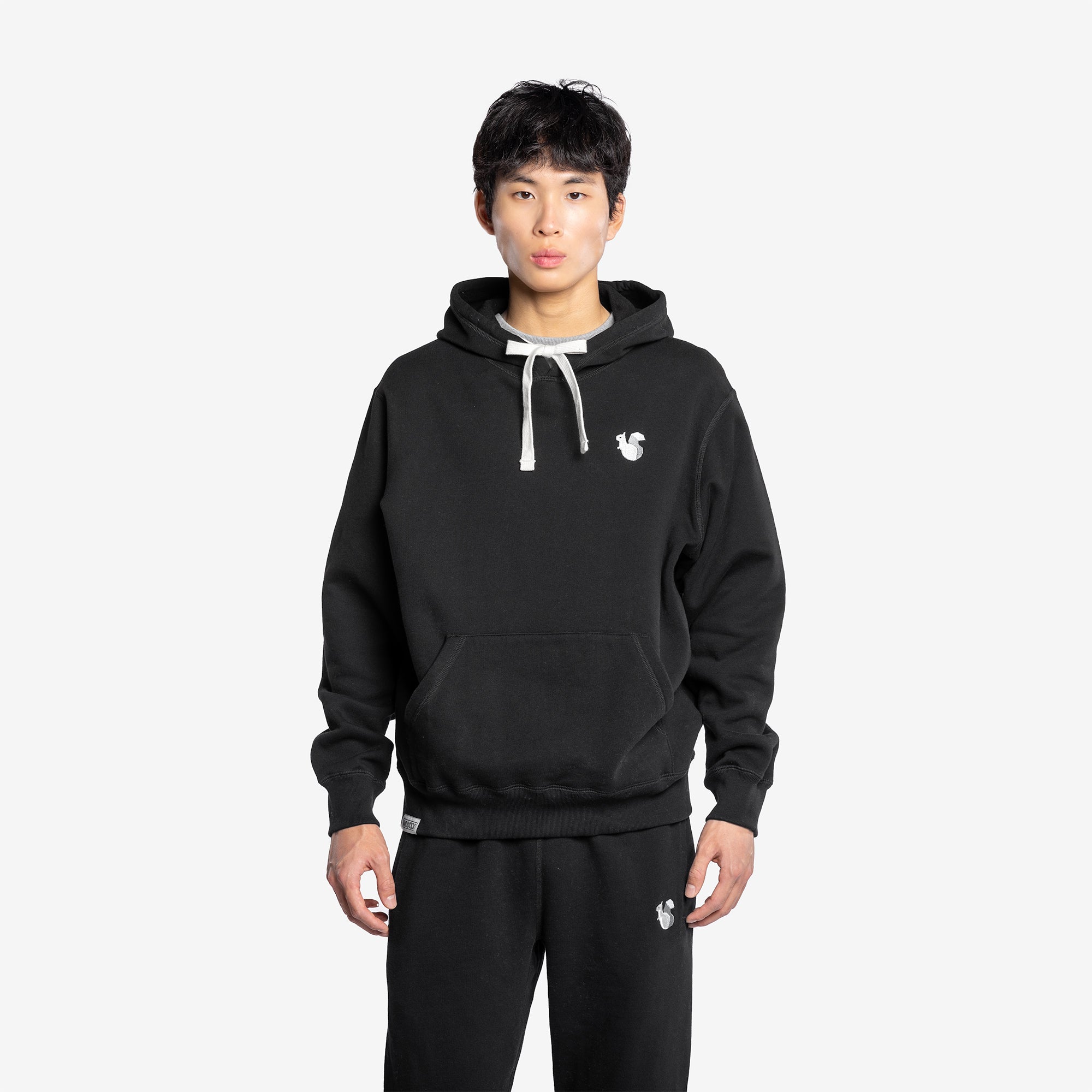 Squirrel Black Hoodie