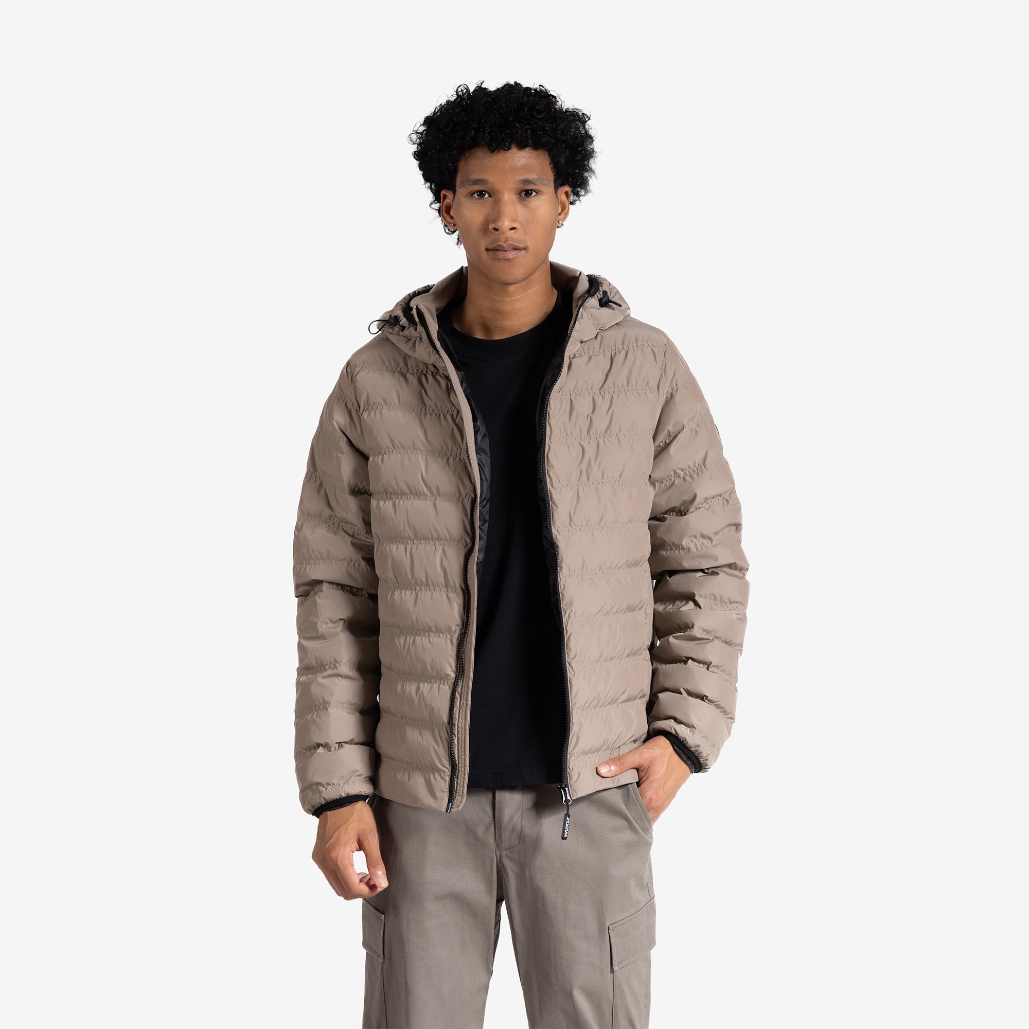 Men's Trailside Puffer Jacket – Dessert Taupe – Wuxly