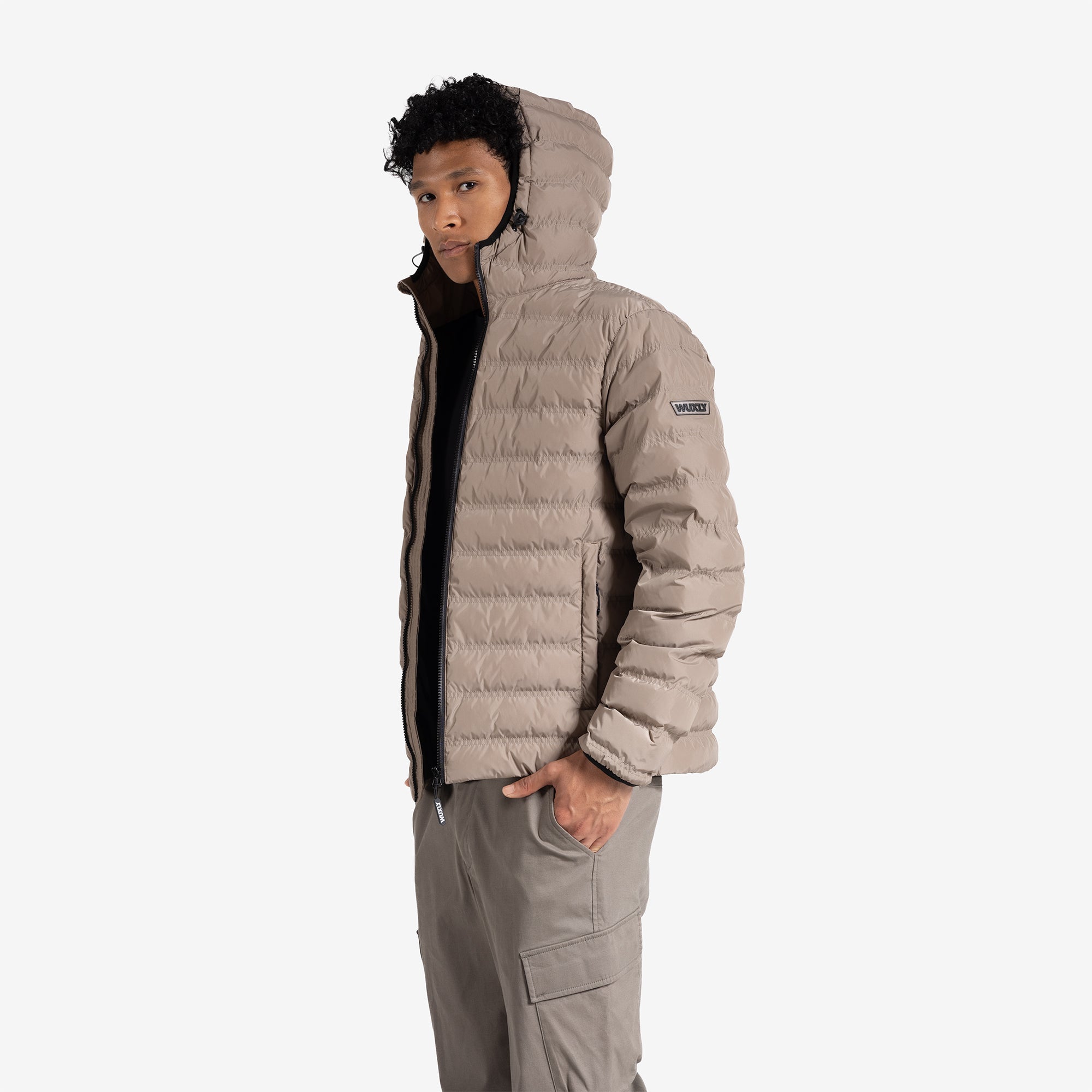 Men's Trailside Puffer Jacket – Dessert Taupe – Wuxly