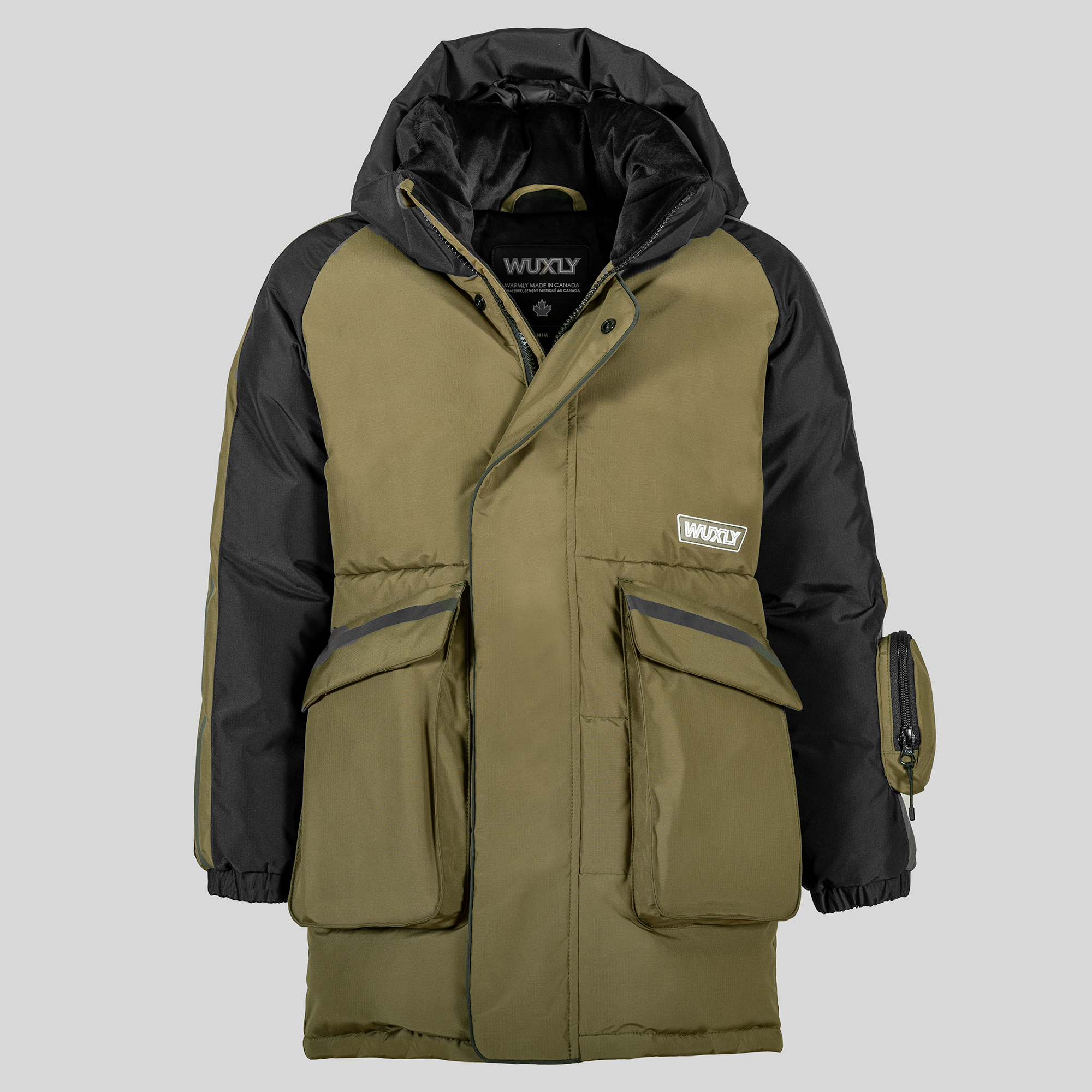 Ossie Parka Army Green/Black