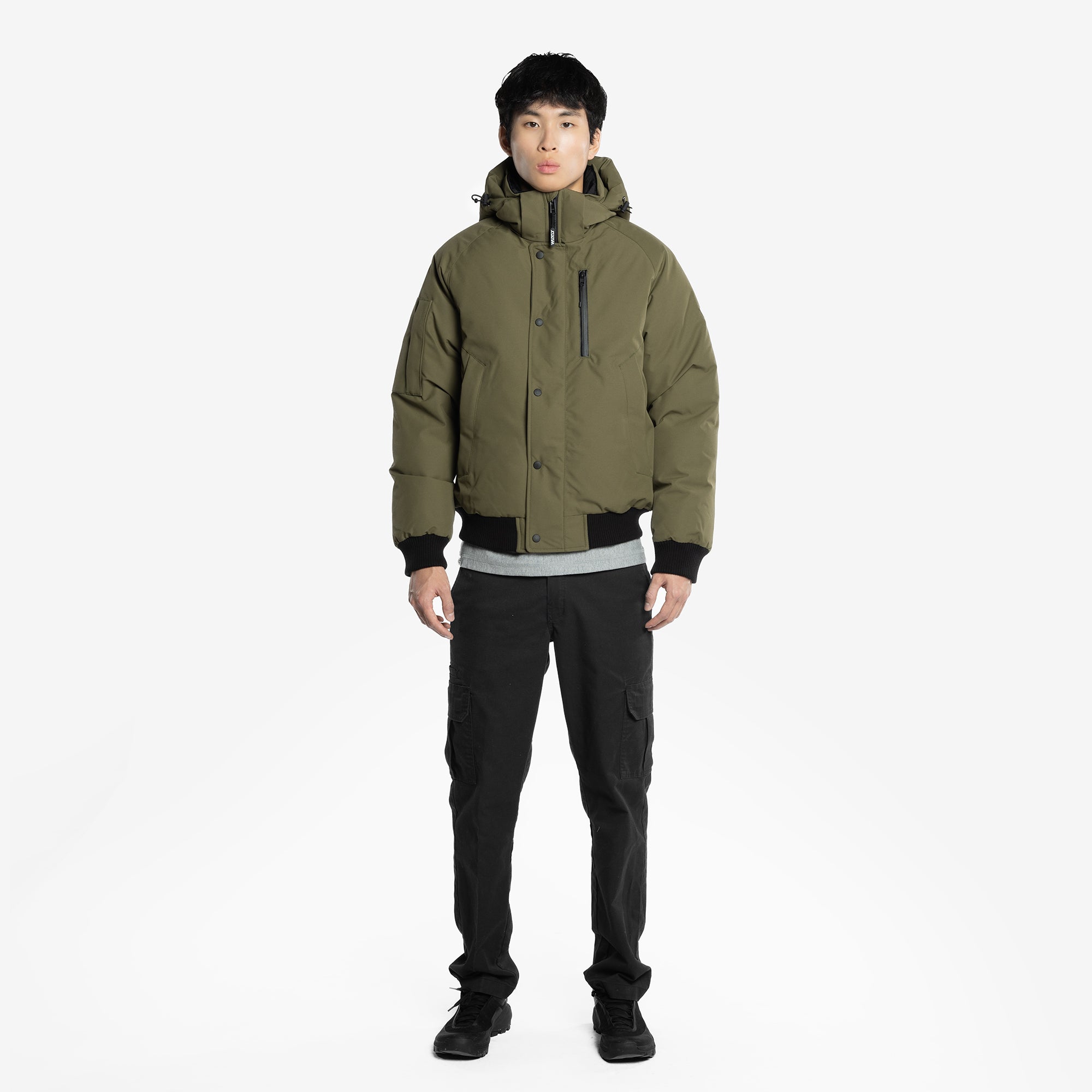 Men's Puffer Bomber Jacket | Bloor Bomber | Wuxly Movement