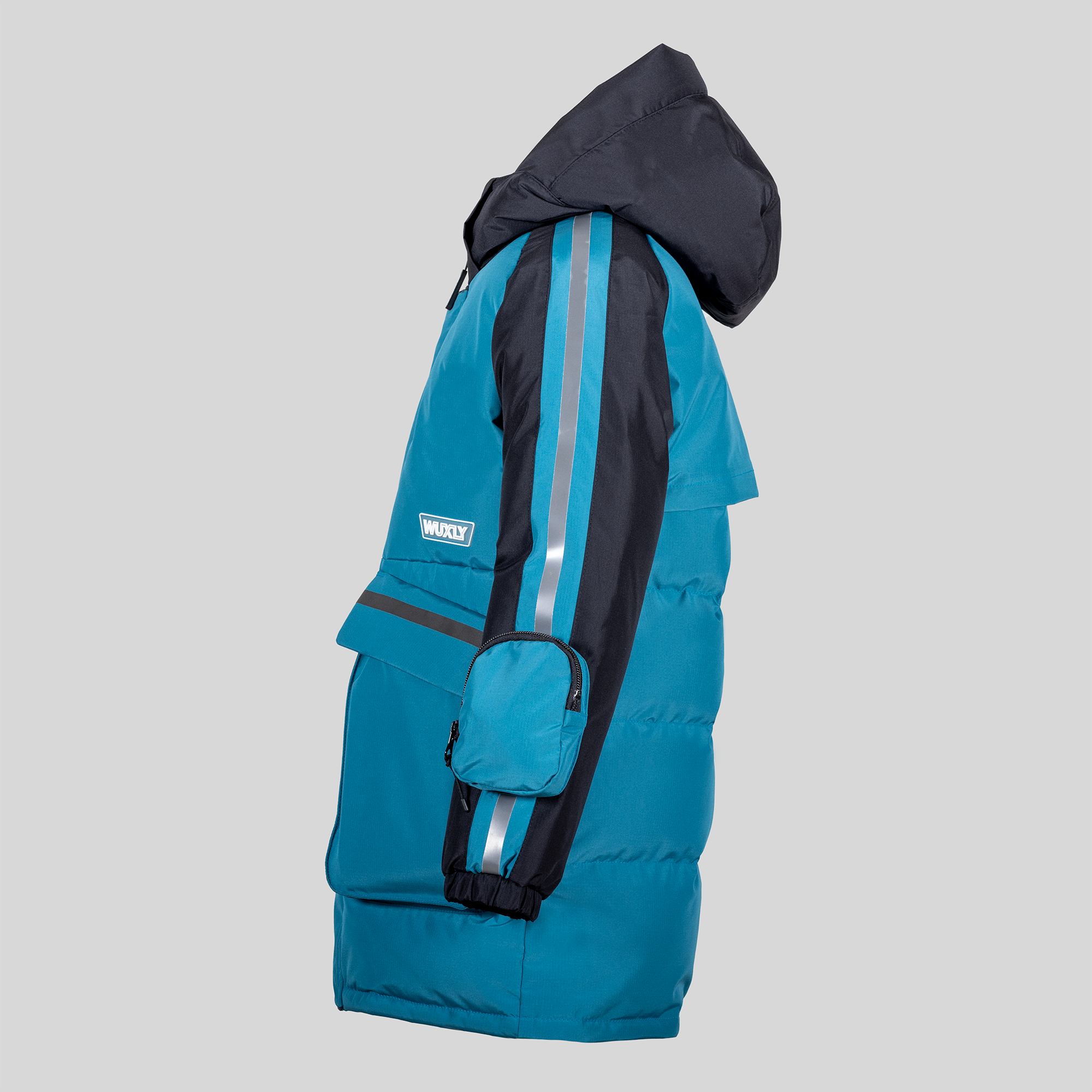 Ossie Parka Teal Jewel/Black