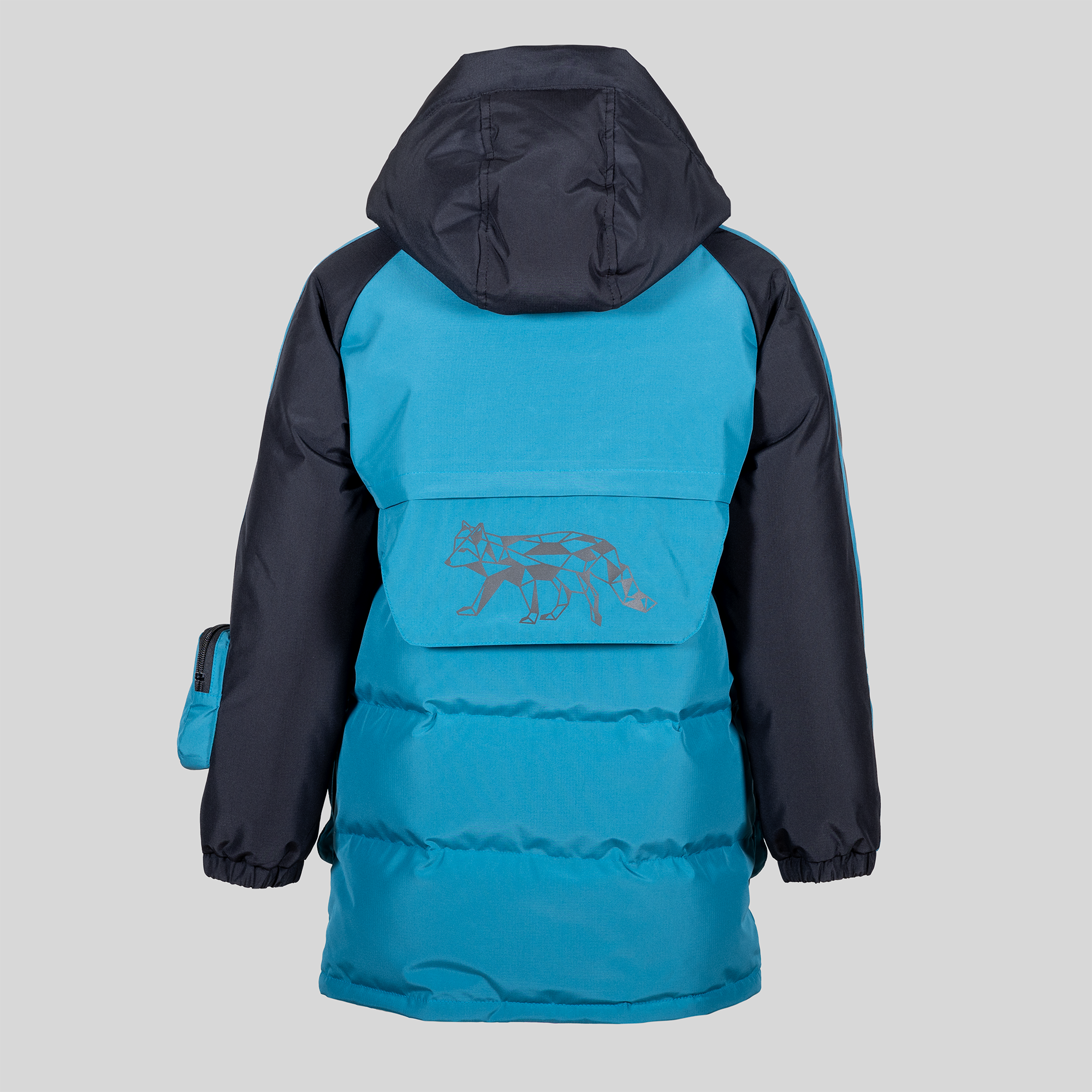 Ossie Parka Teal Jewel/Black