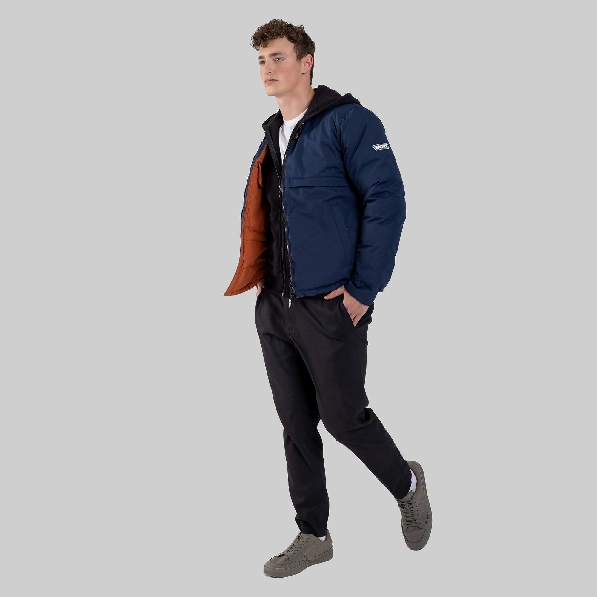 Wallace Jacket Navy/Toronto Brick