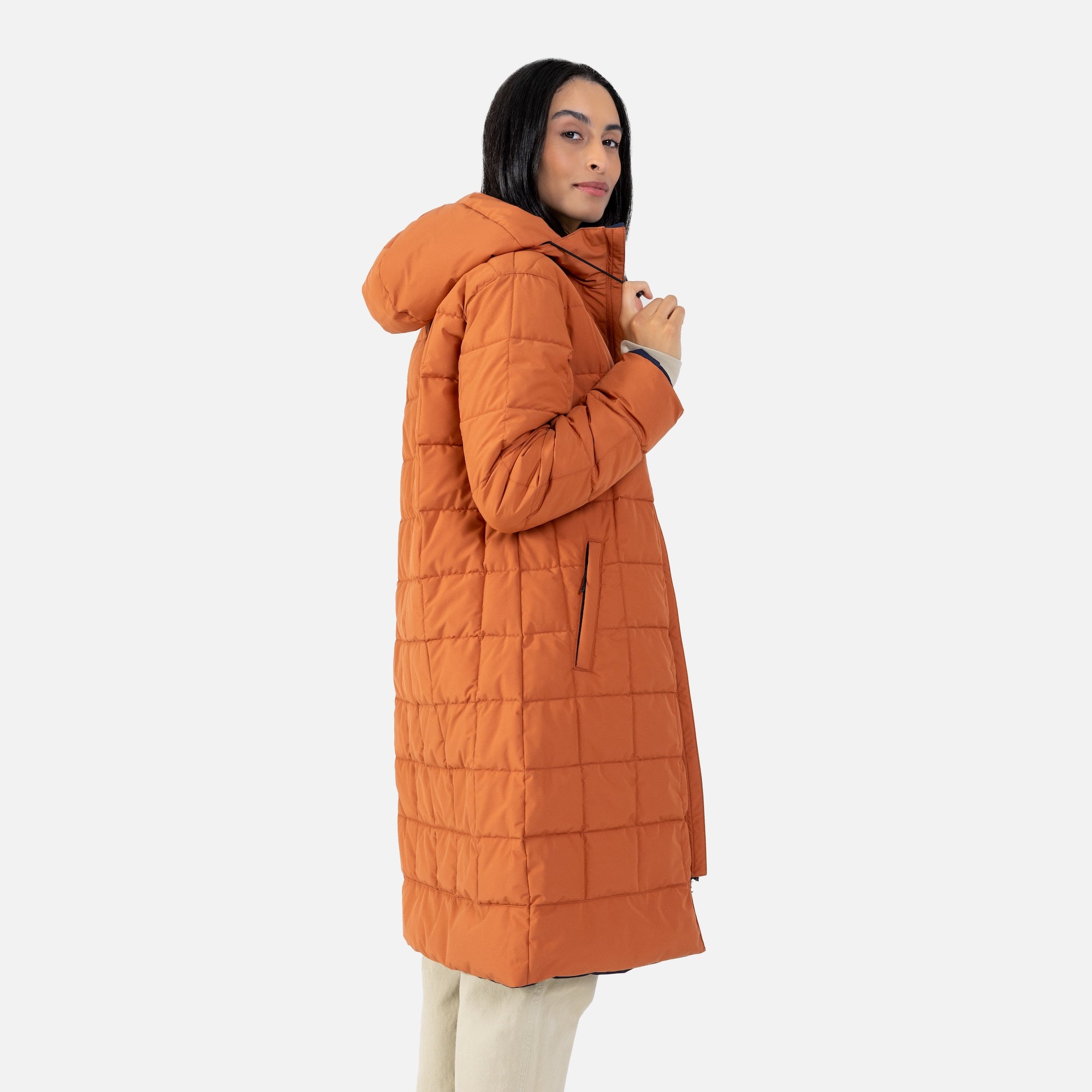 Emerson Jacket Orange/Navy