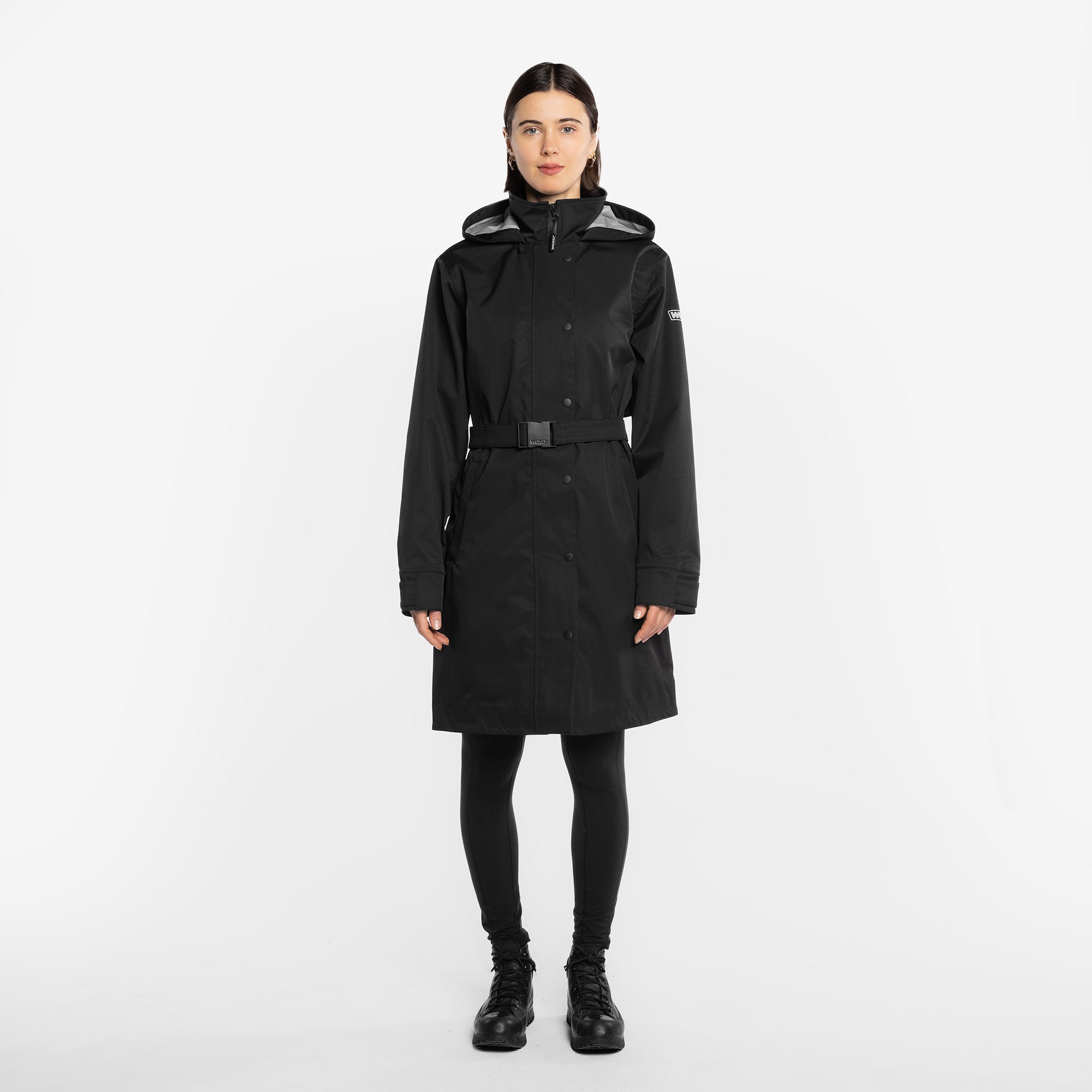 Riverside Trench Black