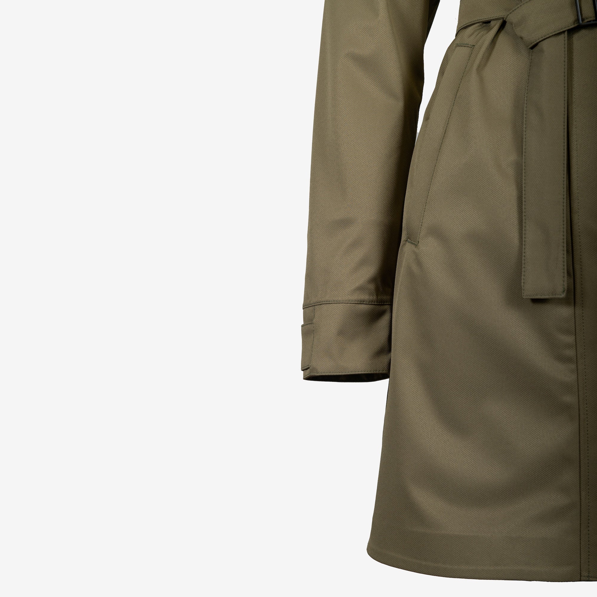 Riverside Trench Army Green