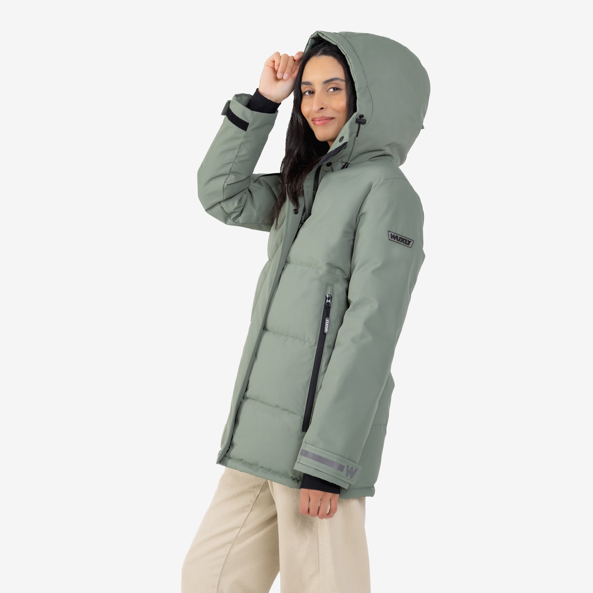 Juneau Parka Sage Leaf – Wuxly