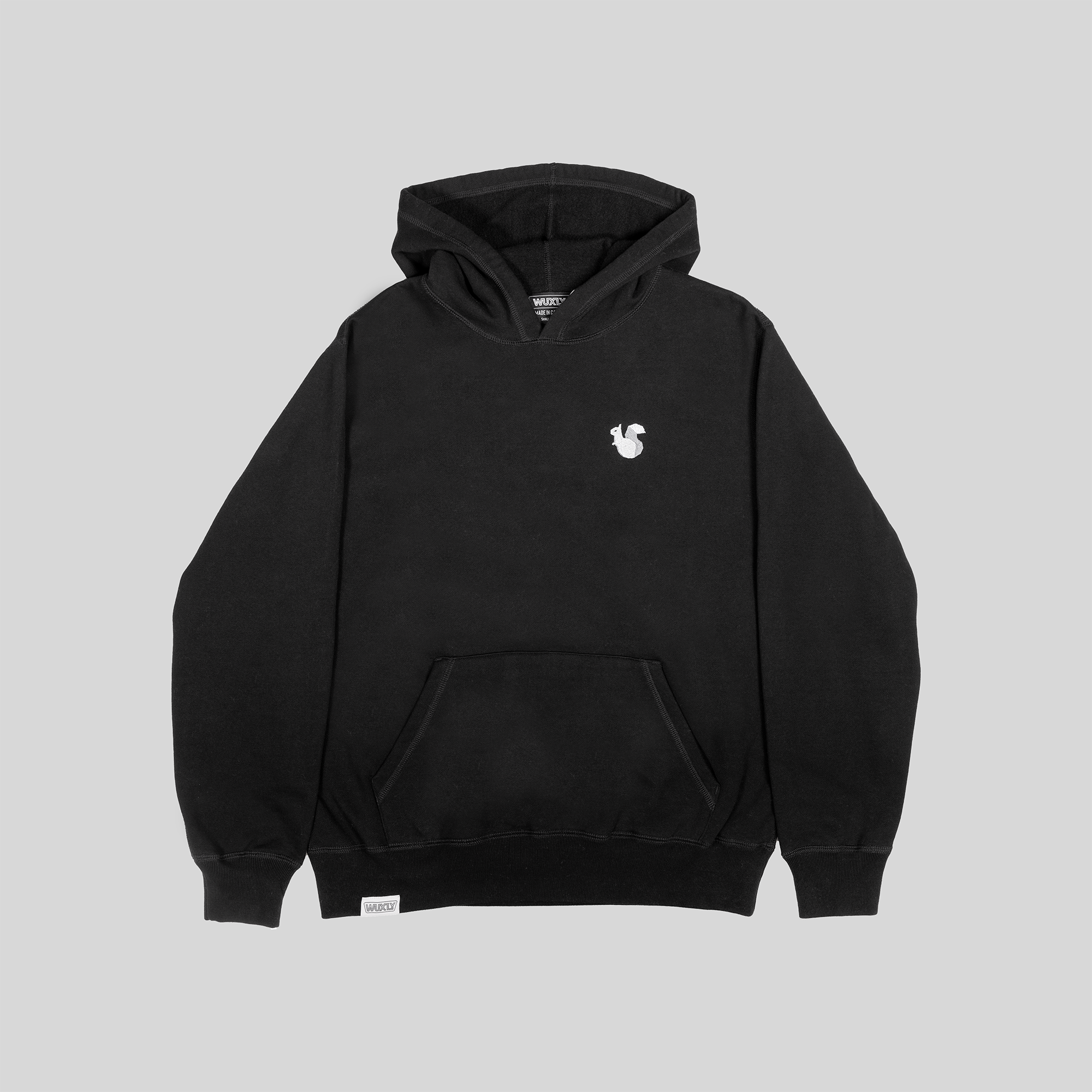 Squirrel Black Hoodie