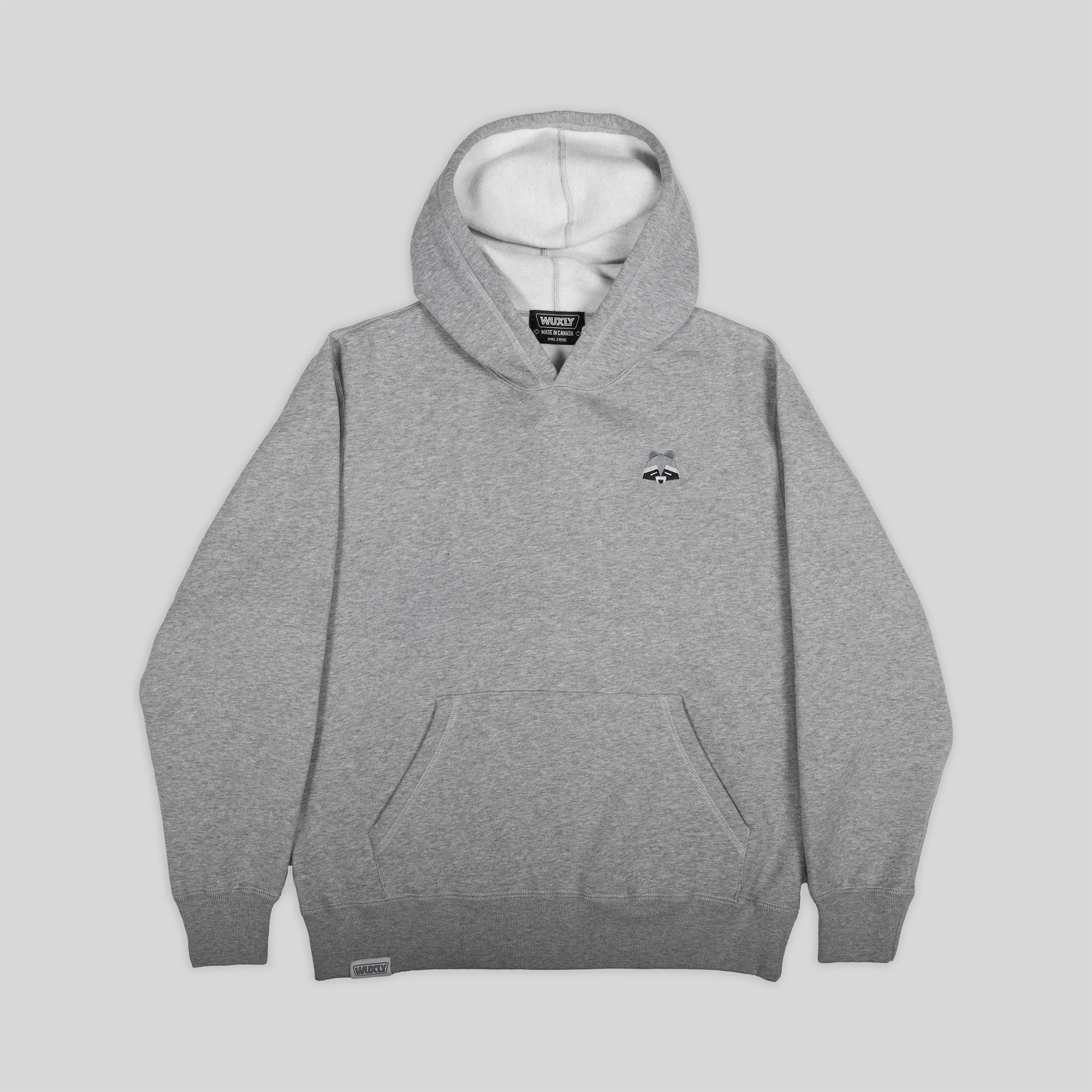 Raccoon Grey Melange Hoodie