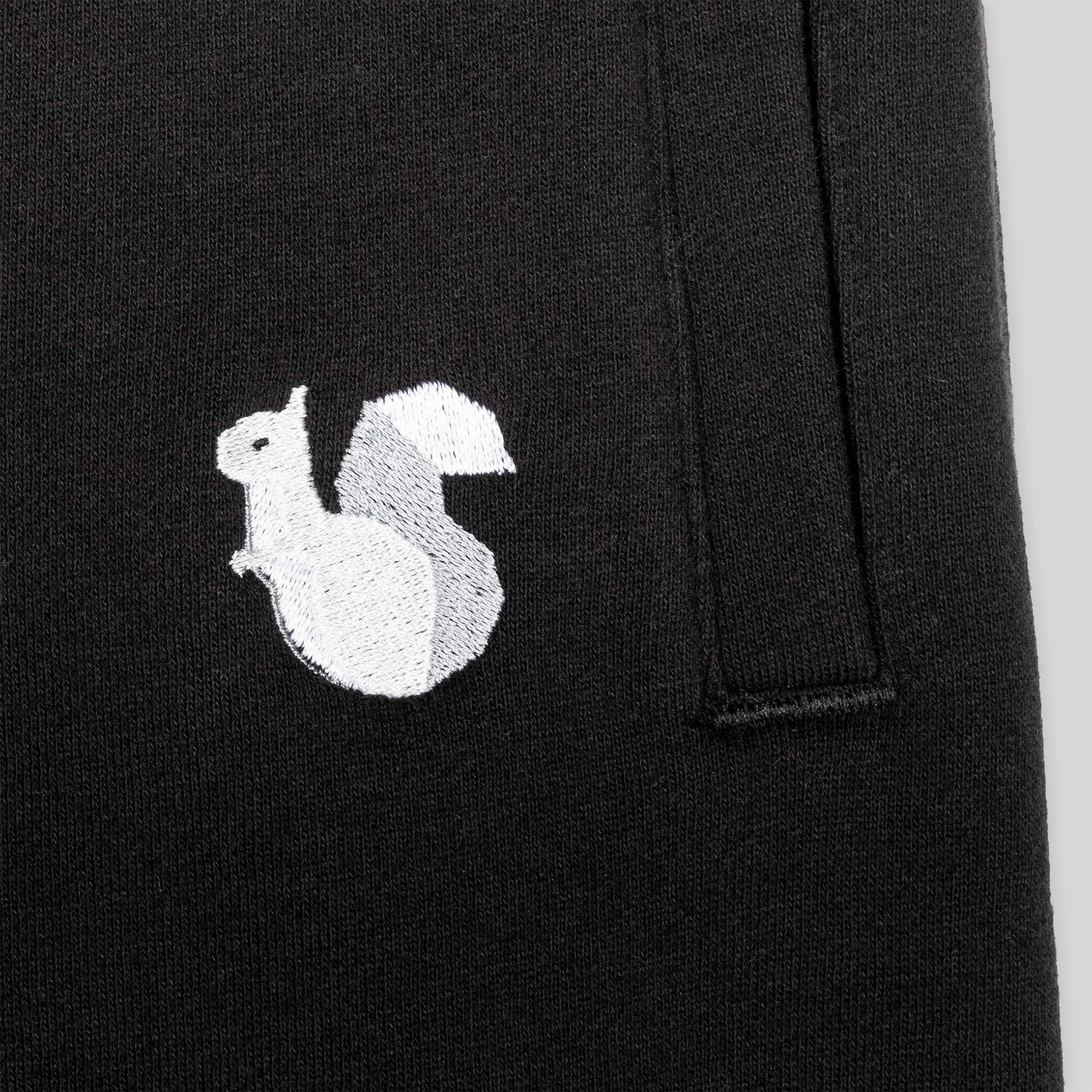 Squirrel Black Sweatpant