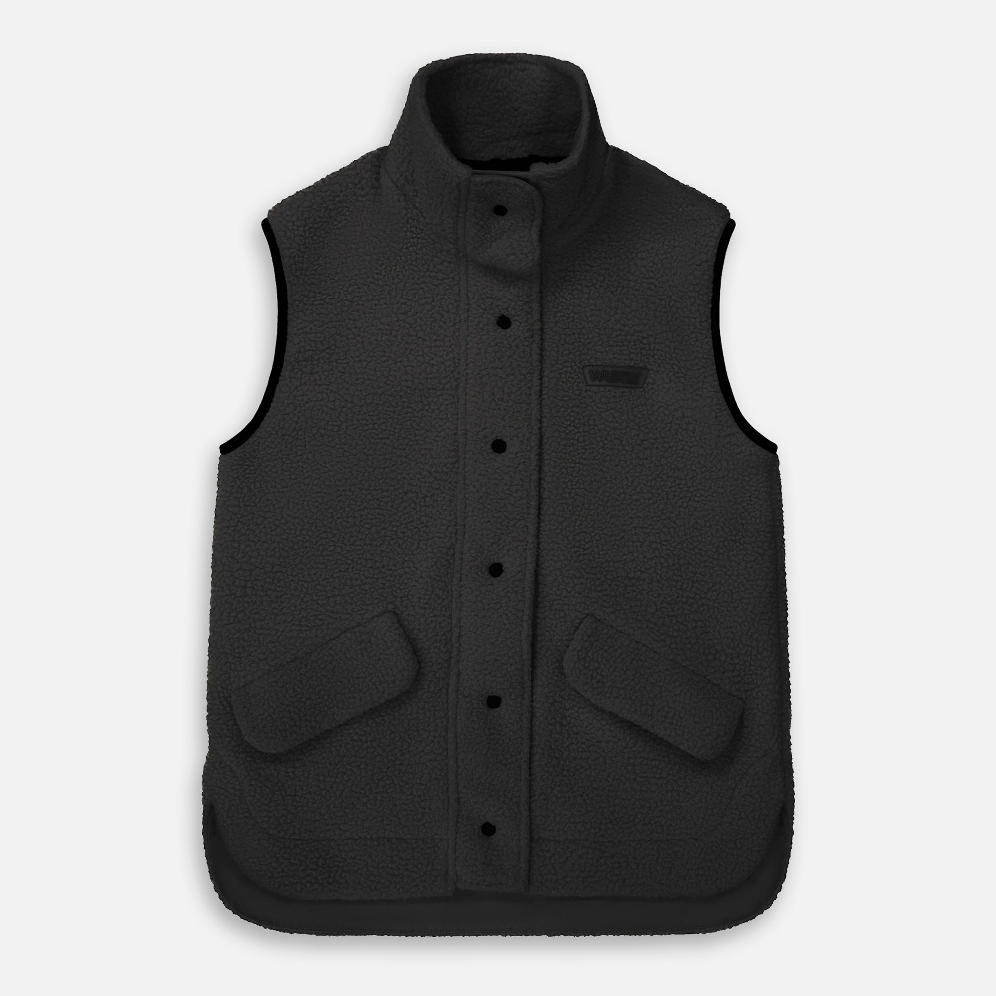 Pine Sherpa Vest Black