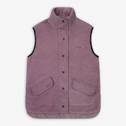 Pine Sherpa Vest Moonscape